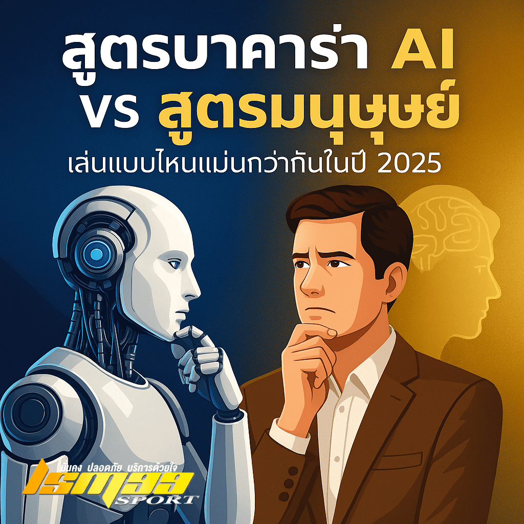 เปรียบเทียบสูตรบาคาร่า AI กับมนุษย์ ปี 2025