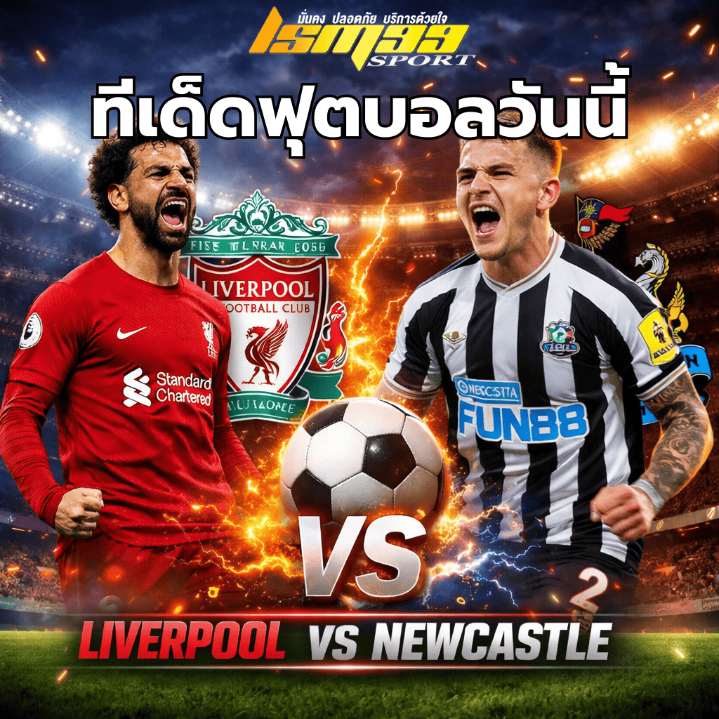 ภาพทีเด็ดฟุตบอลวันนี้ ลิเวอร์พูล vs นิวคาสเซิล แสดงการแข่งขันพรีเมียร์ลีก พร้อมบรรยากาศเกมเดือดและการวิเคราะห์ก่อนแข่ง ภาพของ LSM99SPORT